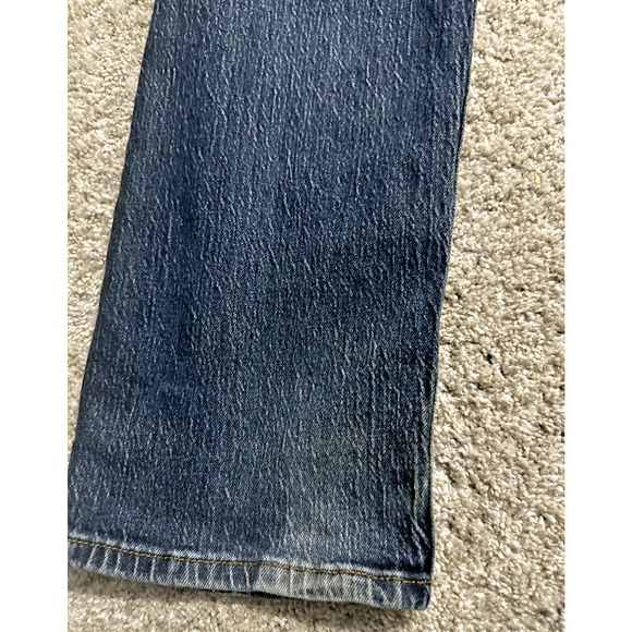 Levi’s 505 Men’s Jeans W38 L30 Dark Wash Straight Leg Denim - Picture 11 of 13